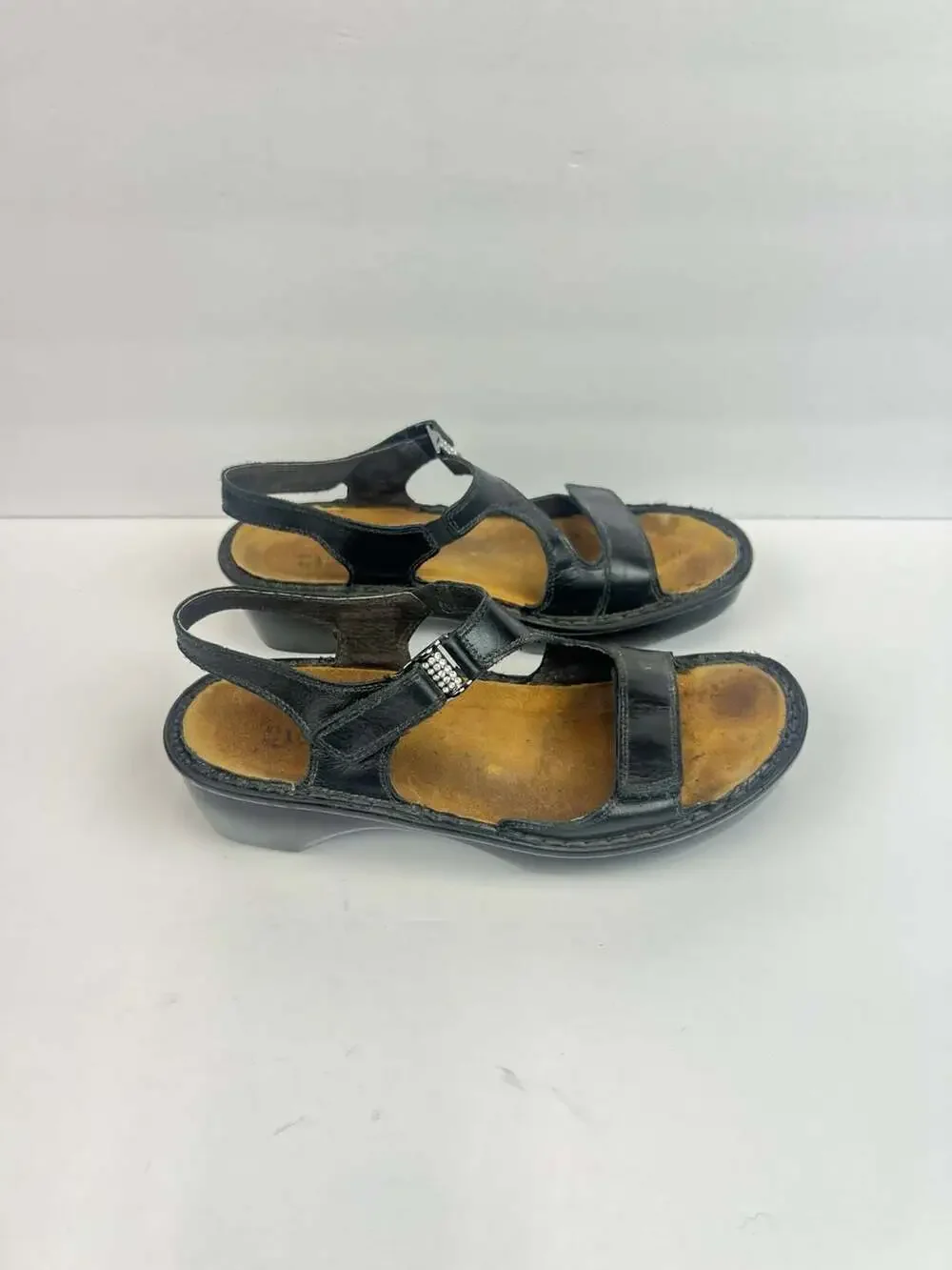Naot black leather